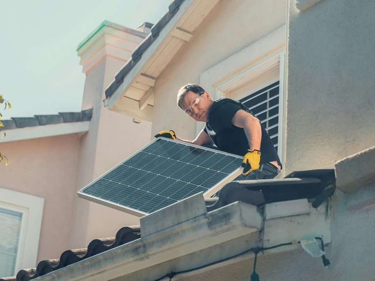 solar panel installation process