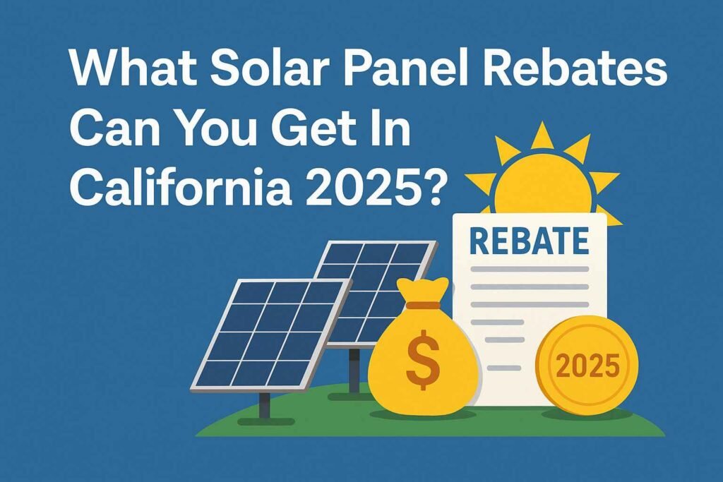 What Solar Panel Rebates Can You Get In California 2025 ?