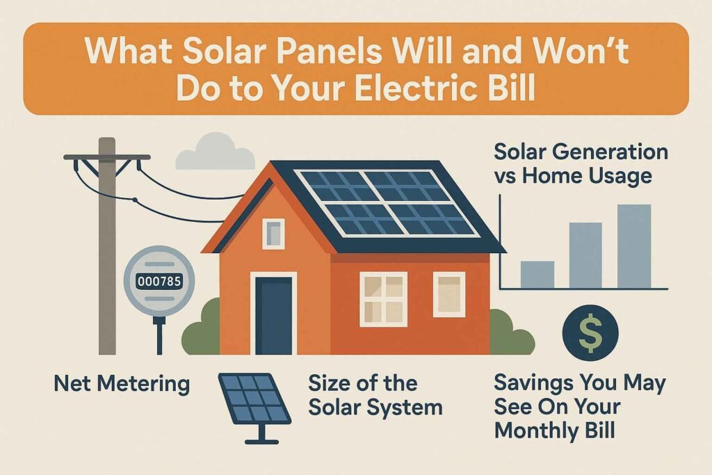 How Do Solar Panels Affect Your Monthly Bill? 5 What Solar Panels Will and Wont Do to Your Electric Bill 1