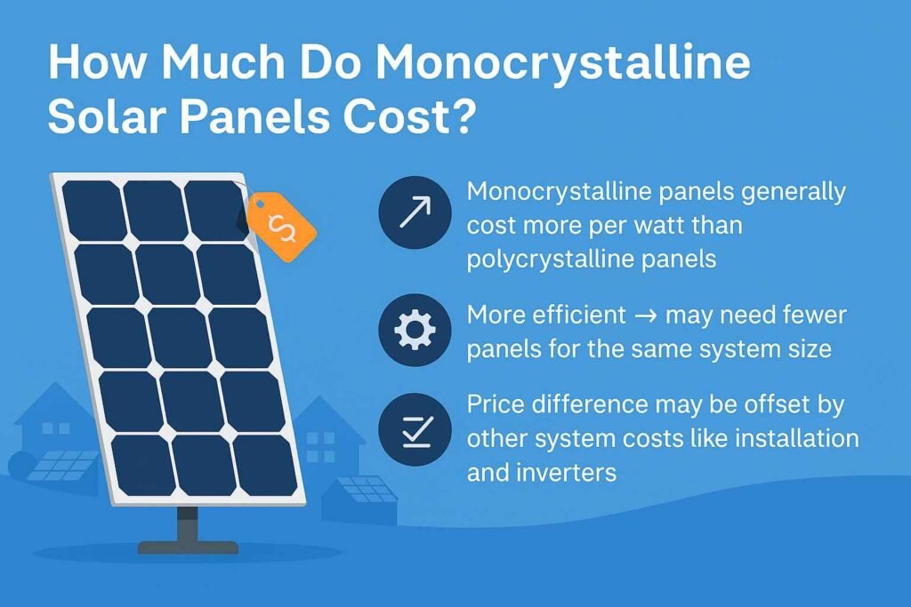 How Much Do Monocrystalline Solar Panels Cost