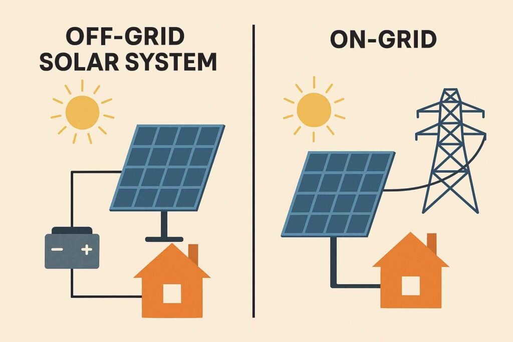 Off Grid Solar System vs On Grid